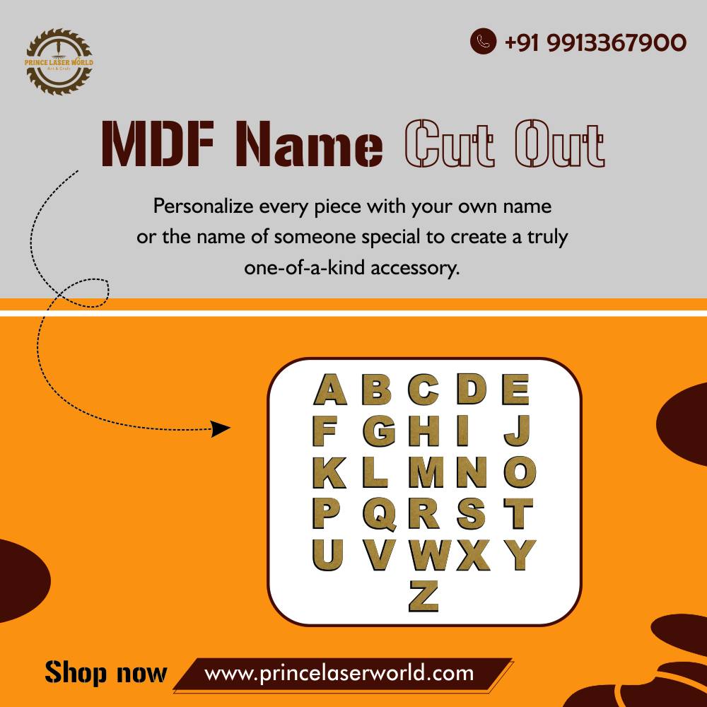 MDF Capital Letter Alphabet